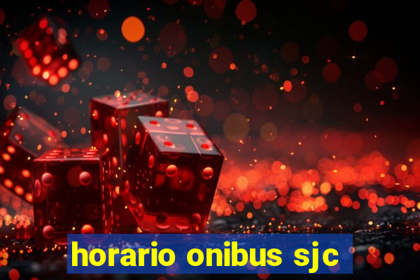 horario onibus sjc